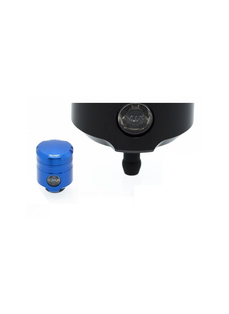 CNC Racing Brake Fluid Reservoir Bleu - Outlet droit