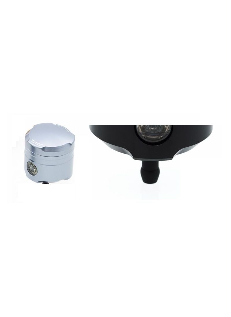 CNC Racing Brake Flid Reservoir Titanium - Outlet droit
