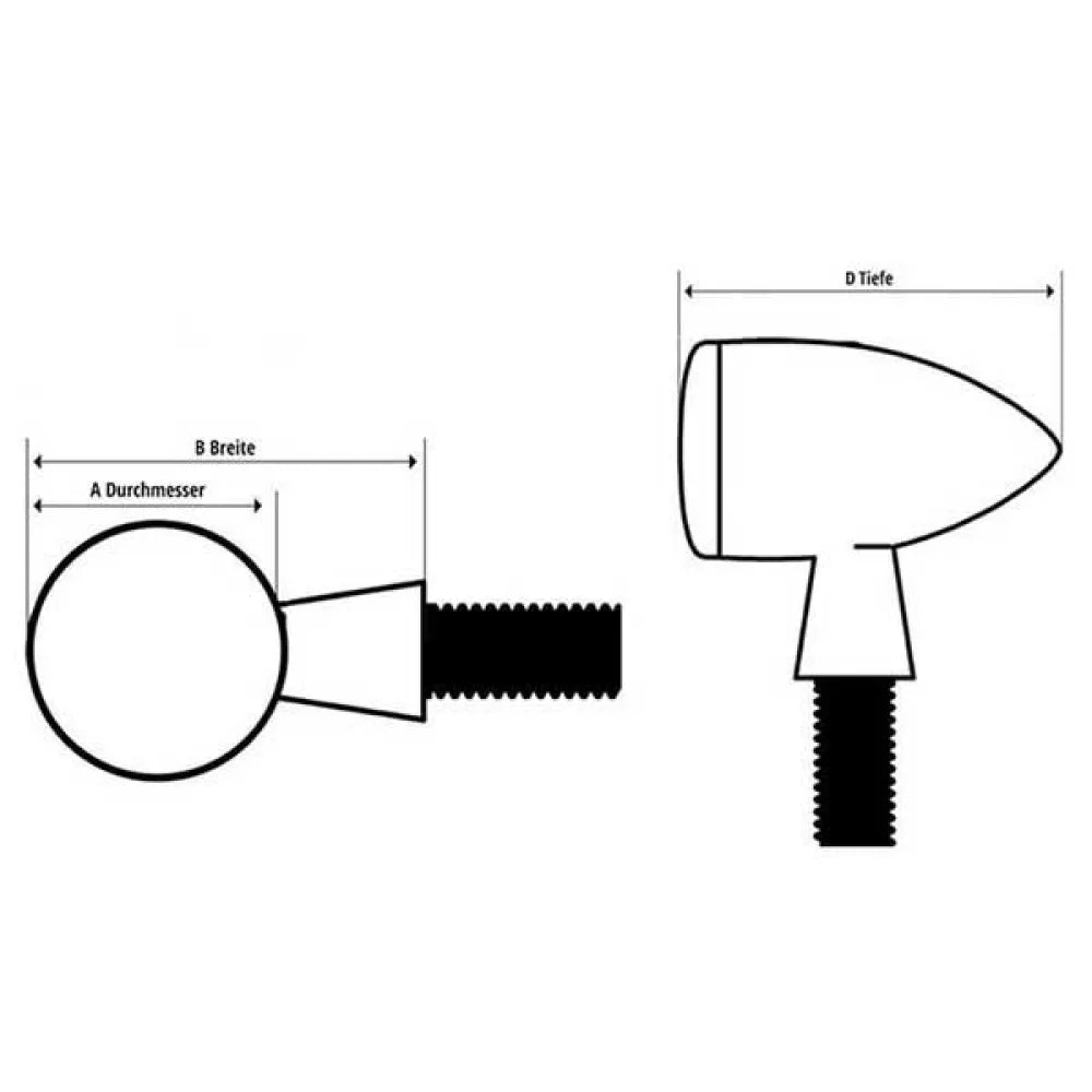 Outletdeal: Shin Yo LED “Monster Style” Achterlicht – Universeel (E-gekeurd)