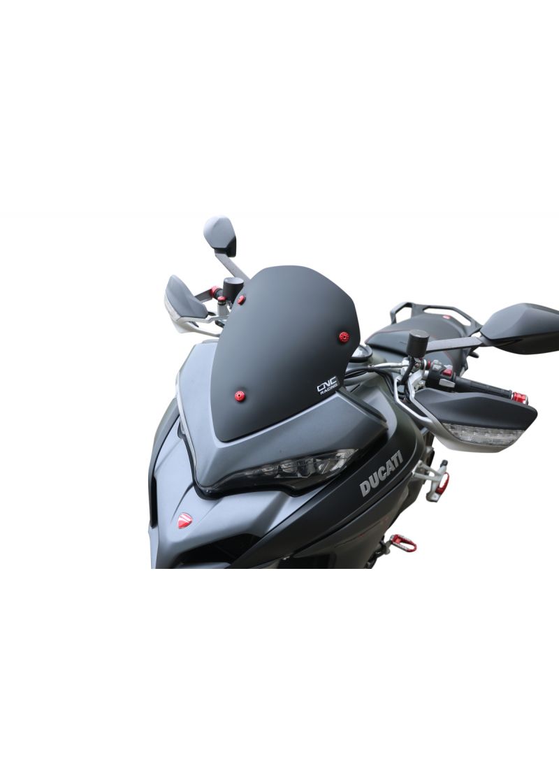 Pare-brise sport Matt Black Ducati Multistrada 950 1200DVT 1260 et V2 Ducati Multistrada 1200 Pikes Peak (2016-2017)