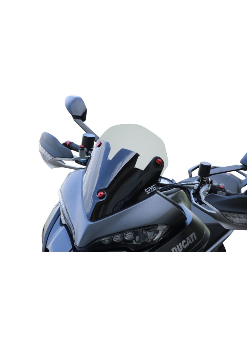 Pare-brise sport léger de la fumée Ducati Multistrada 950 1200DVT 1260 et V2 Ducati Multistrada 1260 S Grand Tour (2020)