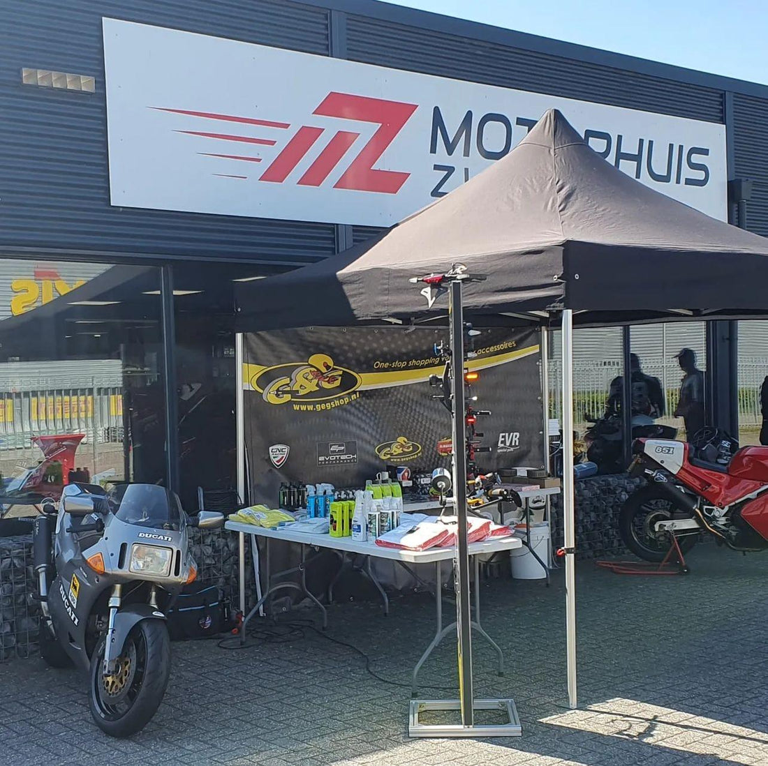 Ducati 851/888 Dag bij Motorhuis Zwolle