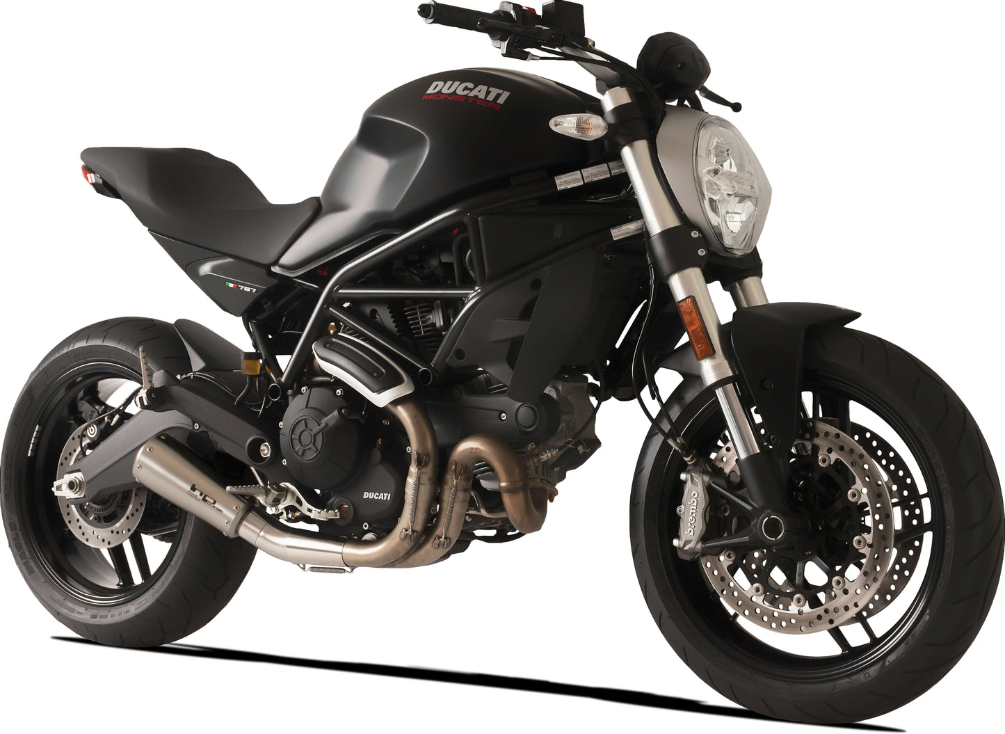 HP Corse échappement GP07 Satin Ducati Monster 797 2017-2020
