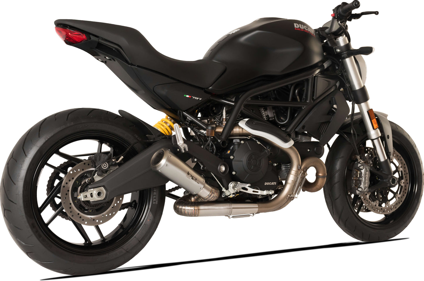 HP Corse échappement GP07 Satin Ducati Monster 797 2017-2020