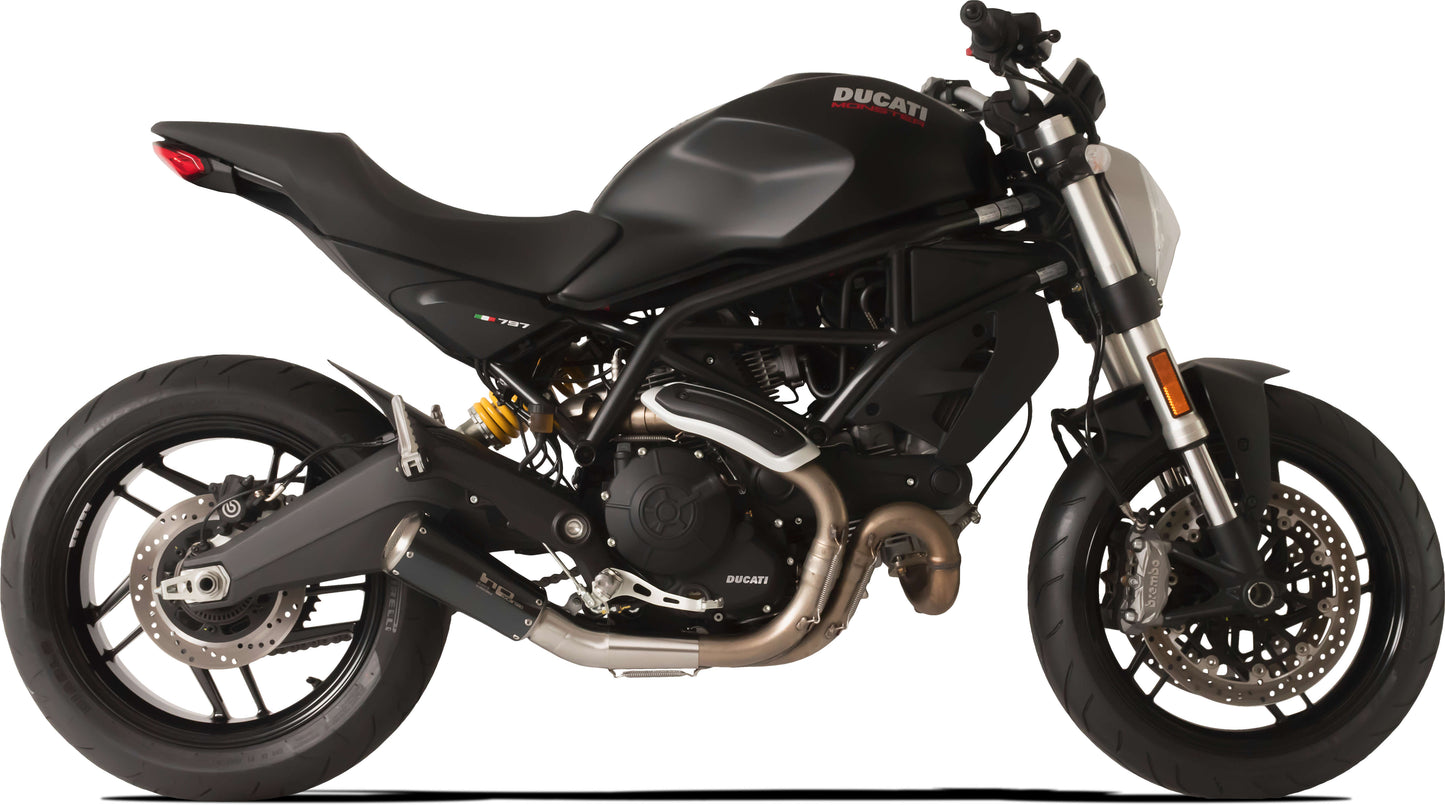 HP Corse échappement GP07 Black Ducati Monster 797 2017-2020