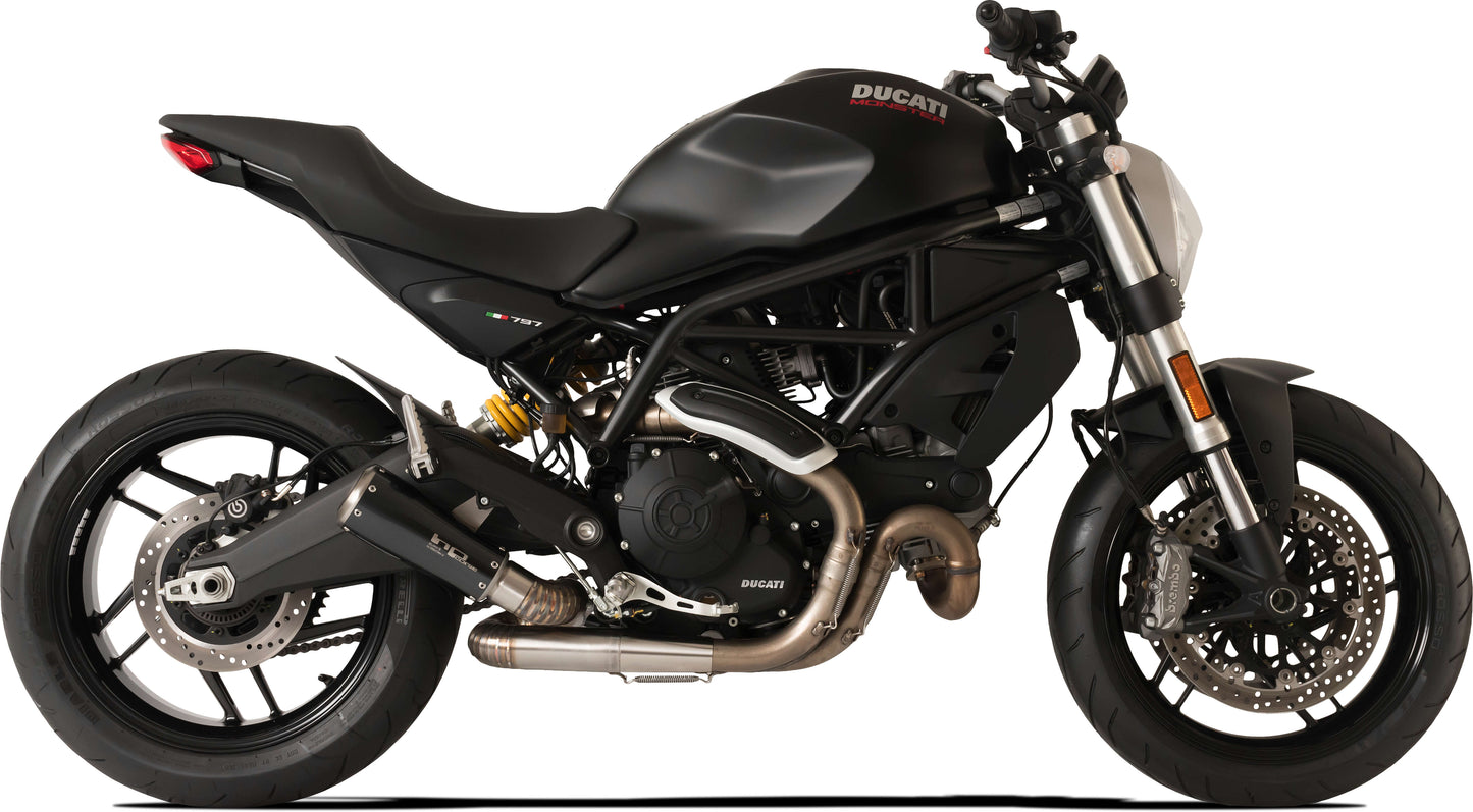 HP Corse échappement GP07 Black Ducati Monster 797 2017-2020