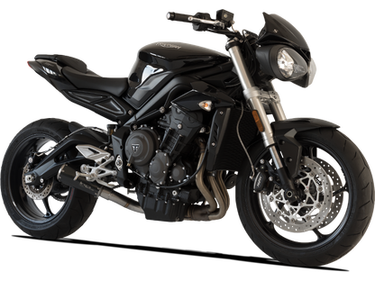 HP Corse échappement GP07 Black Triumph Street Triple 765 2017-2022