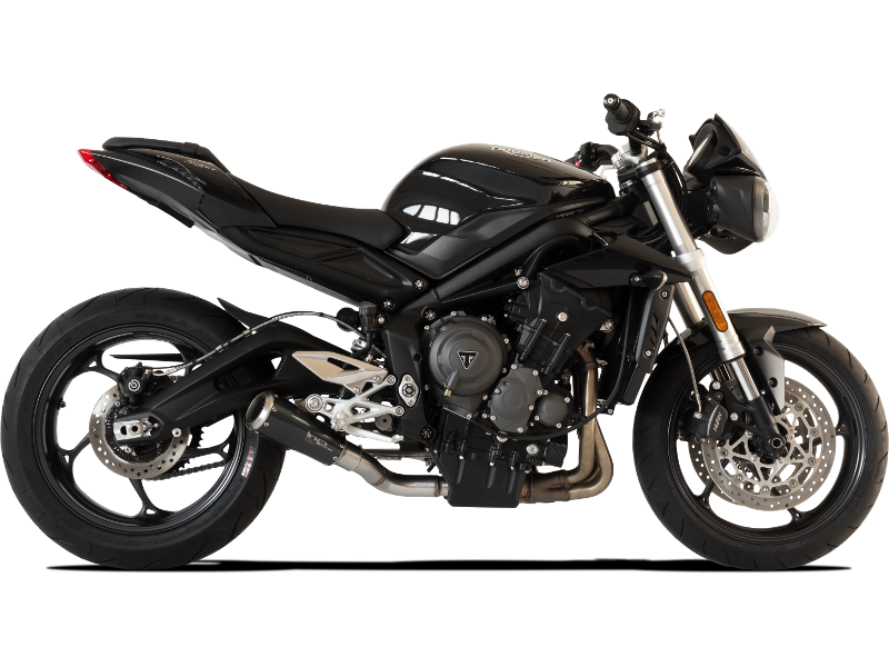 HP Corse échappement GP07 Black Triumph Street Triple 765 2017-2022