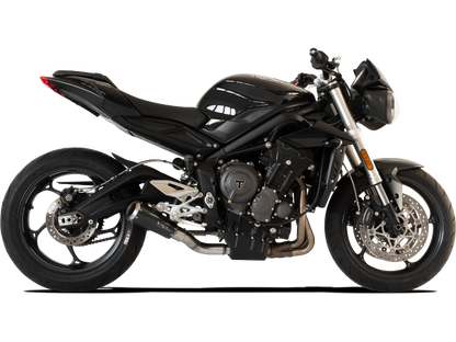 HP Corse échappement GP07 Black Triumph Street Triple 765 2017-2022