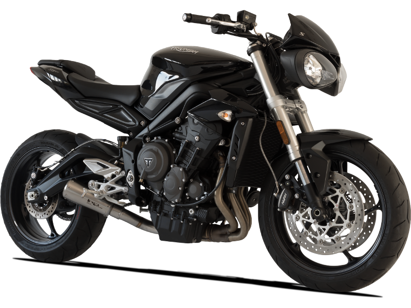 HP Corse échappement GP07 Satin Triumph Street Triple 765 2017-2022