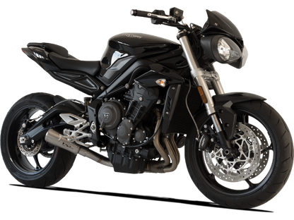 HP Corse échappement GP07 Satin Triumph Street Triple 765 2017-2022
