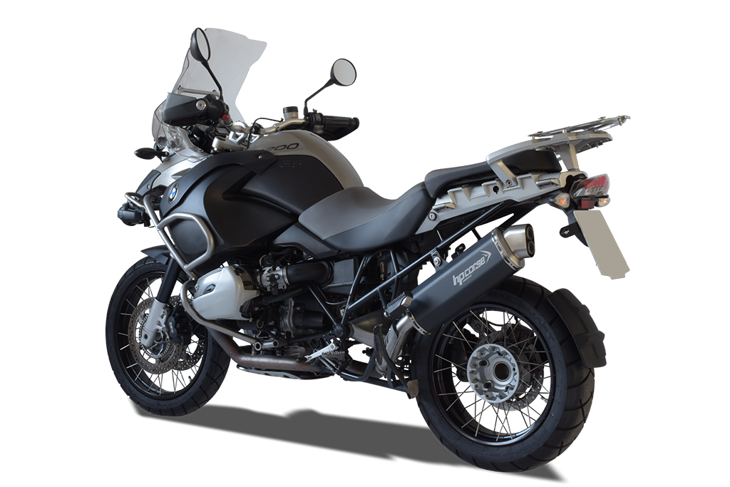 HP Corse échappement 4-Track R Black BMW R 1200 GS 2004-2009