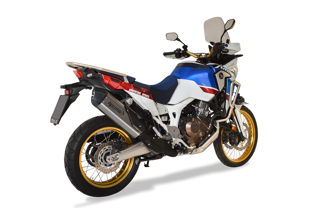HP Corse échappement SPS Satin en carbone Honda CRF 1000 Afrique Twin 2016-2020
