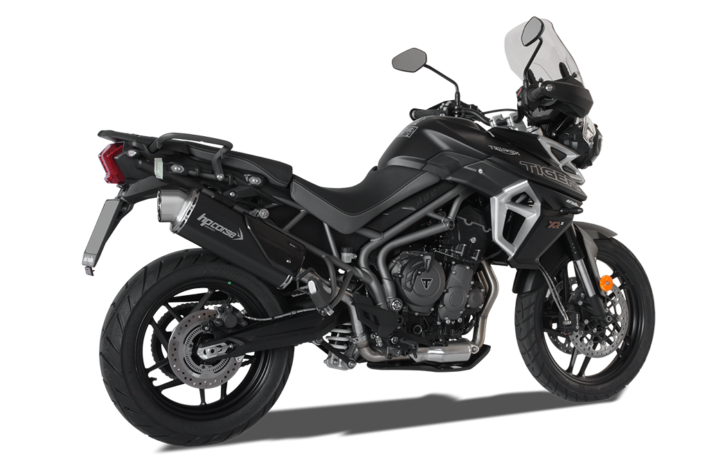 HP Corse échappement 4-Track R Black Triumph Tiger 800 XC 2015-2017