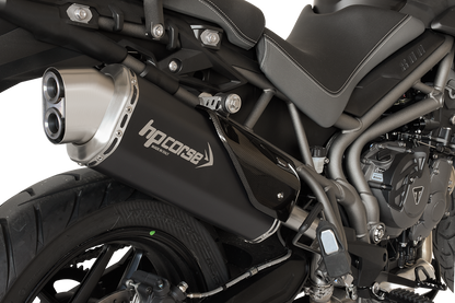 HP Corse échappement 4-Track R Black Triumph Tiger 800 XC 2015-2017