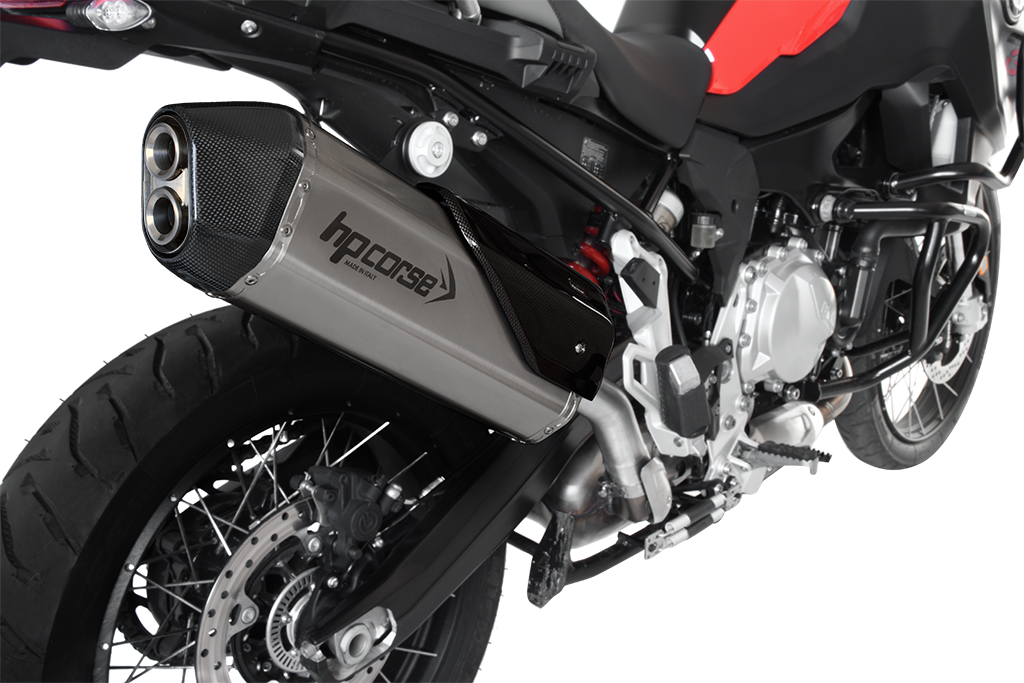 HP Corse échappement SPS Titanium en carbone BMW F 850 ​​GS 2018-2020