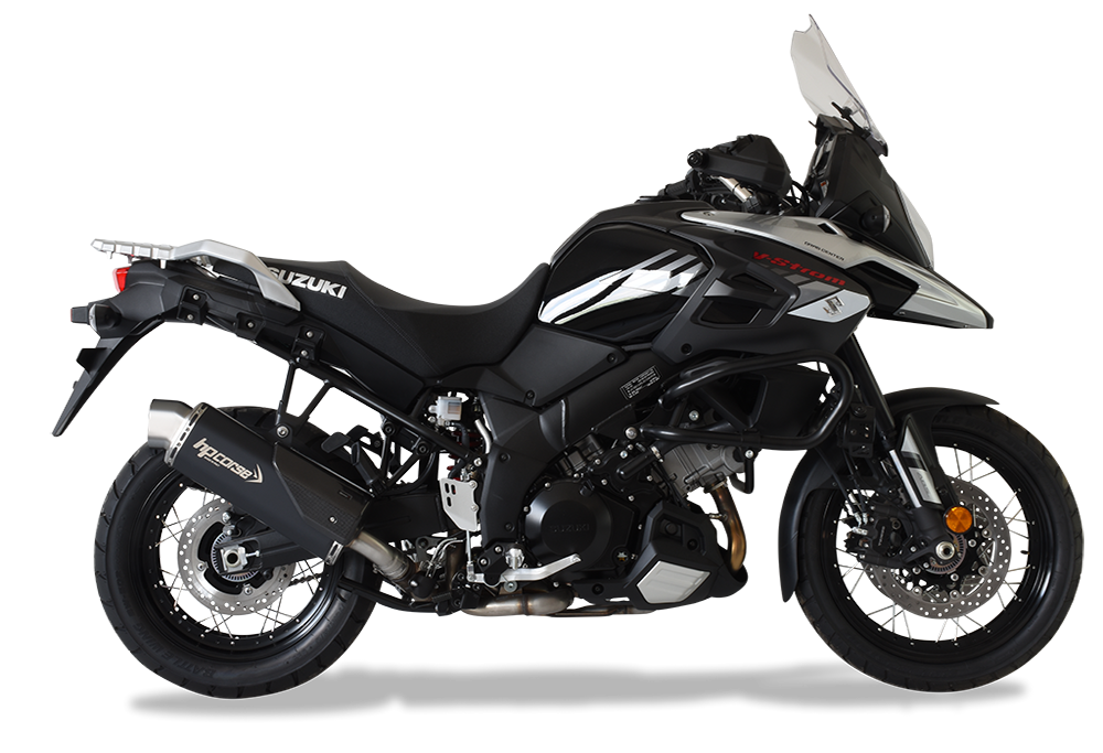 HP Corse échappement 4-Track R Black Suzuki V-Strom 1000 2017-2020