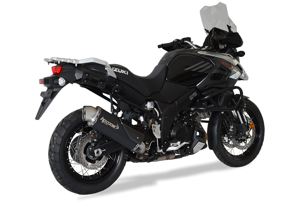 HP Corse échappement 4-Track R Black Suzuki V-Strom 1000 2017-2020