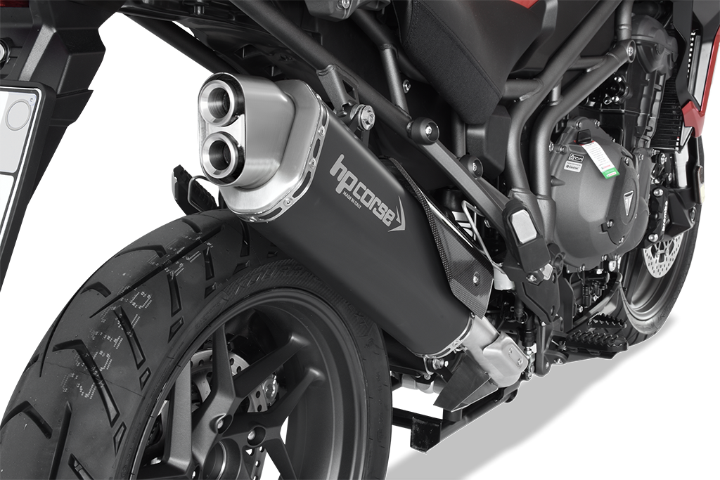 HP Corse échappement 4-Track R Black Triumph Tiger 1200 XCA 2018-2020