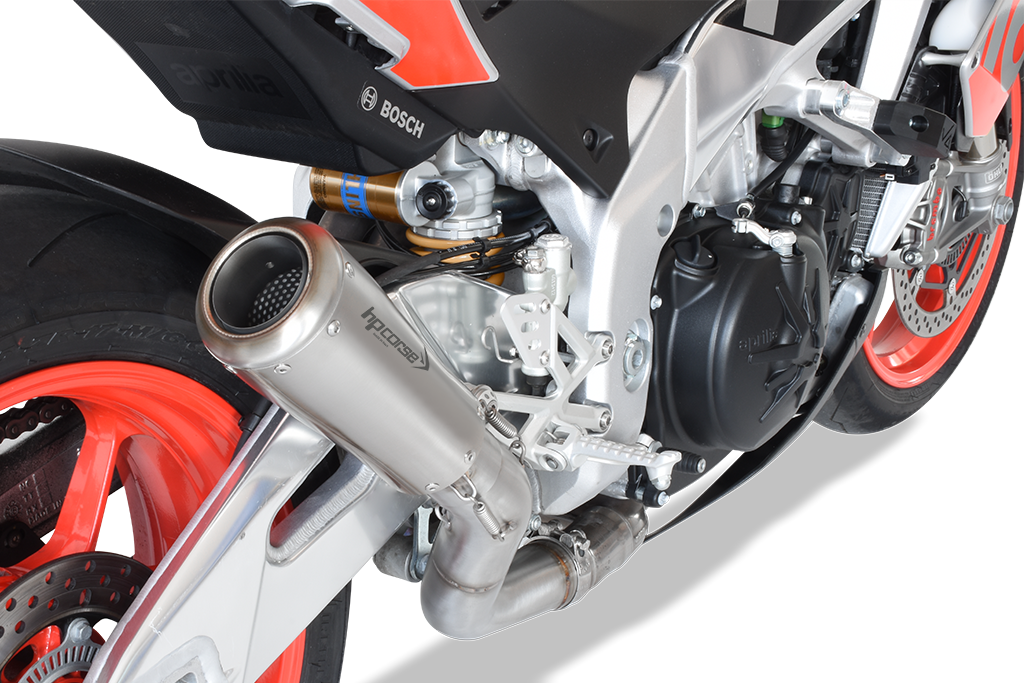 HP Corse échappement GP07 Satin Aprilia Tuono V4 2017-2018