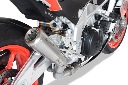 HP Corse échappement GP07 Satin Aprilia Tuono V4 2017-2018