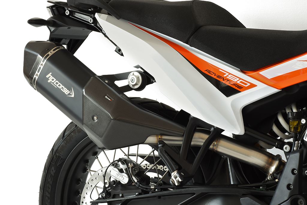 HP Corse Shappe SPS Carbon Short Black KTM 790 Adventure 2019-2024