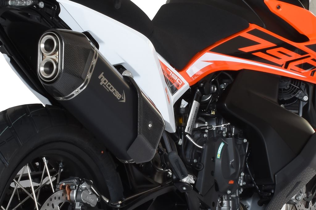 HP Corse Shappe SPS Carbon Short Black KTM 790 Adventure 2019-2024