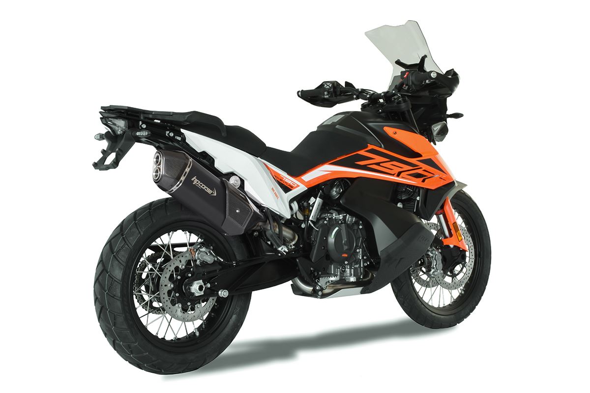 HP Corse Shappe SPS Carbon Short Black KTM 790 Adventure 2019-2024