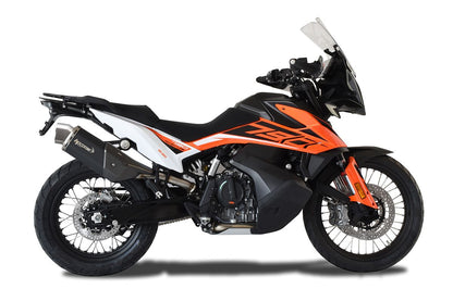 HP Corse échappement 4-Track R Short Black KTM 790 Adventure 2019-2024