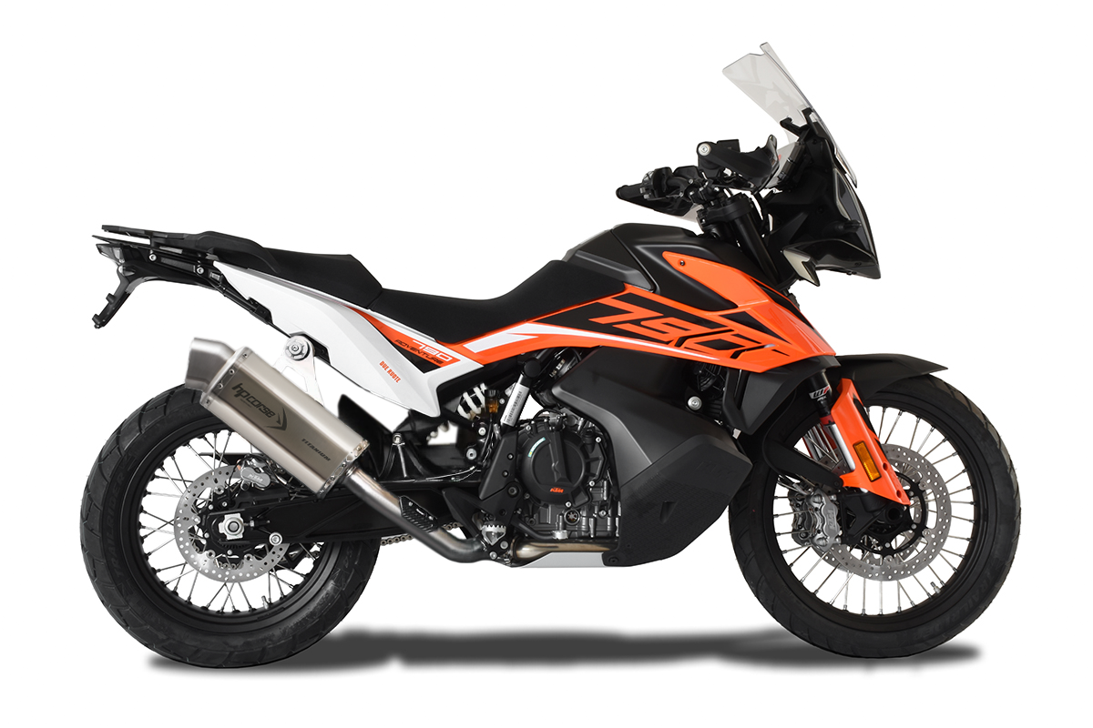HP Corse Shape 4-Track R Short Titanium-Racing Version KTM 790 Adventure 2019-2024