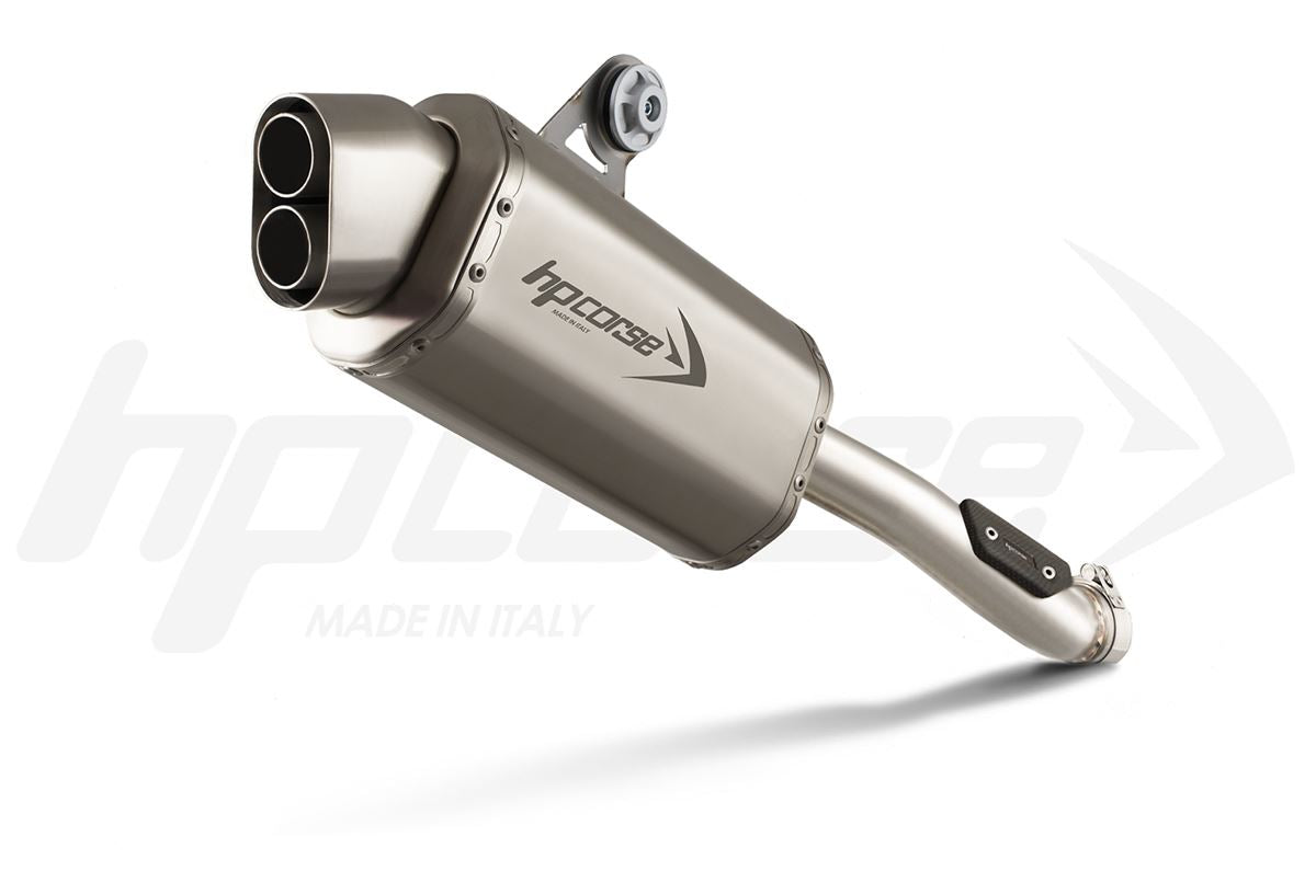 HP Corse échappement 4-Track R Courte version en satin-raçage KTM 790 Adventure 2019-2024