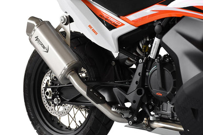 HP Corse échappement 4-Track R Courte version en satin-raçage KTM 790 Adventure 2019-2024