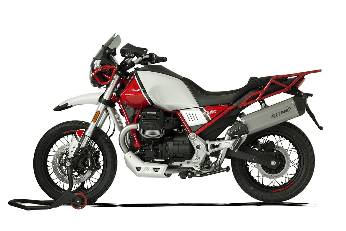HP Corse Shappe SPS Carbon Titanium Moto Guzzi V85 TT 2019+