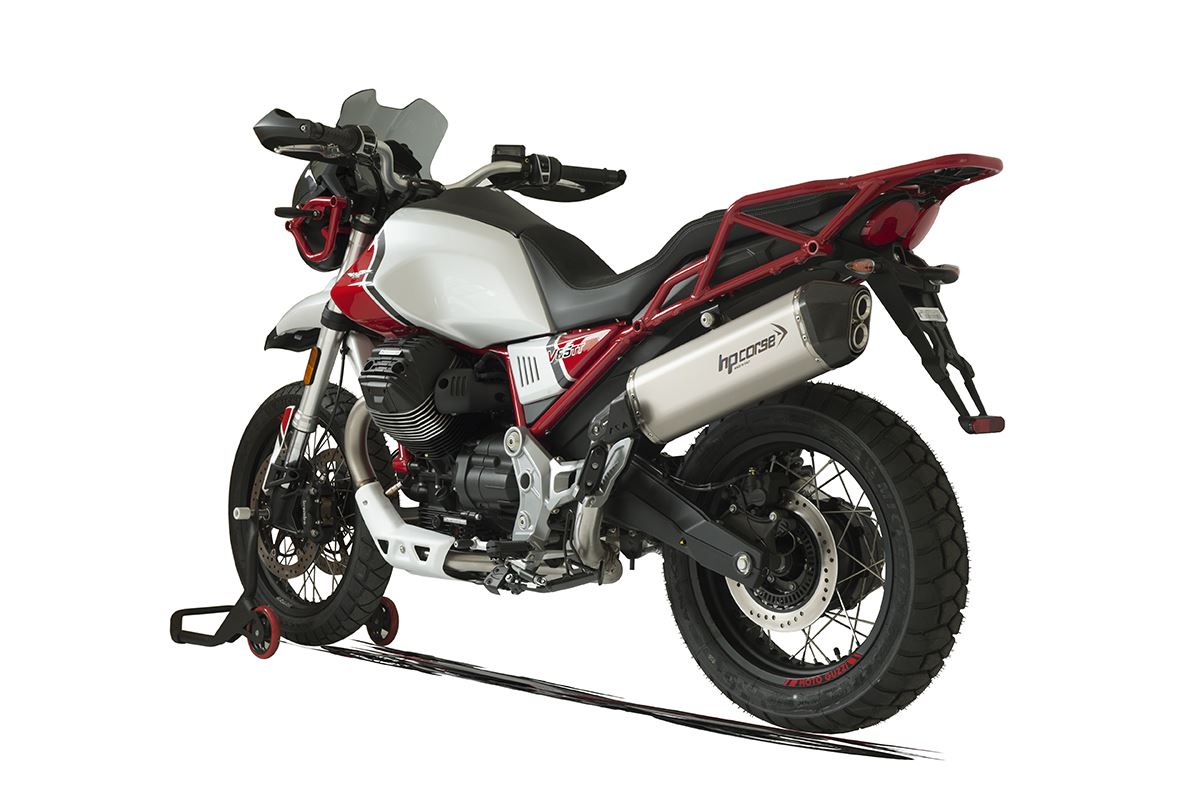 HP Corse Shappe SPS Carbon Titanium Moto Guzzi V85 TT 2019+