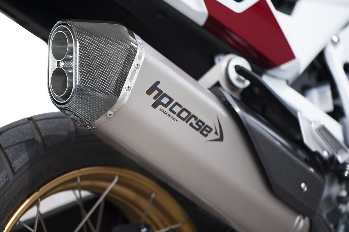 HP Corse échappement SPS Satin en carbone Honda CRF 1100 Africa Twin 2020-2024