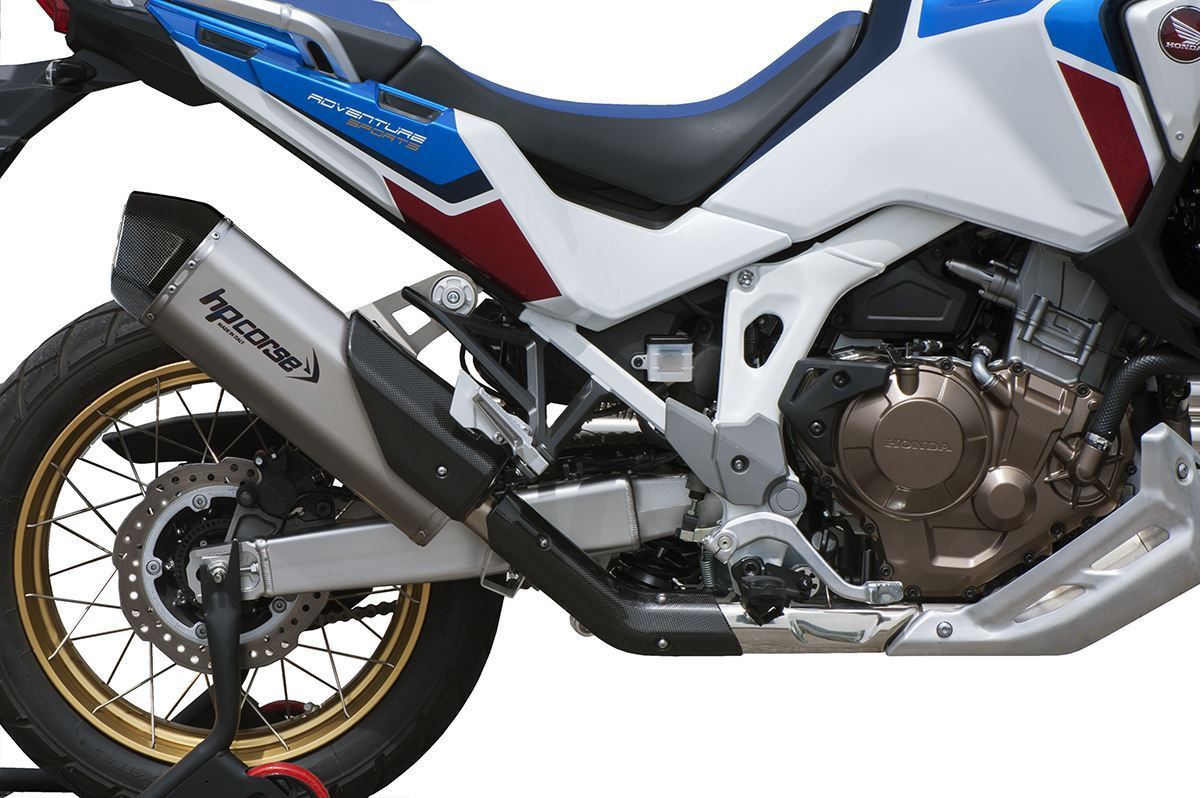 HP Corse échappement SPS Satin en carbone Honda CRF 1100 Africa Twin 2020-2024