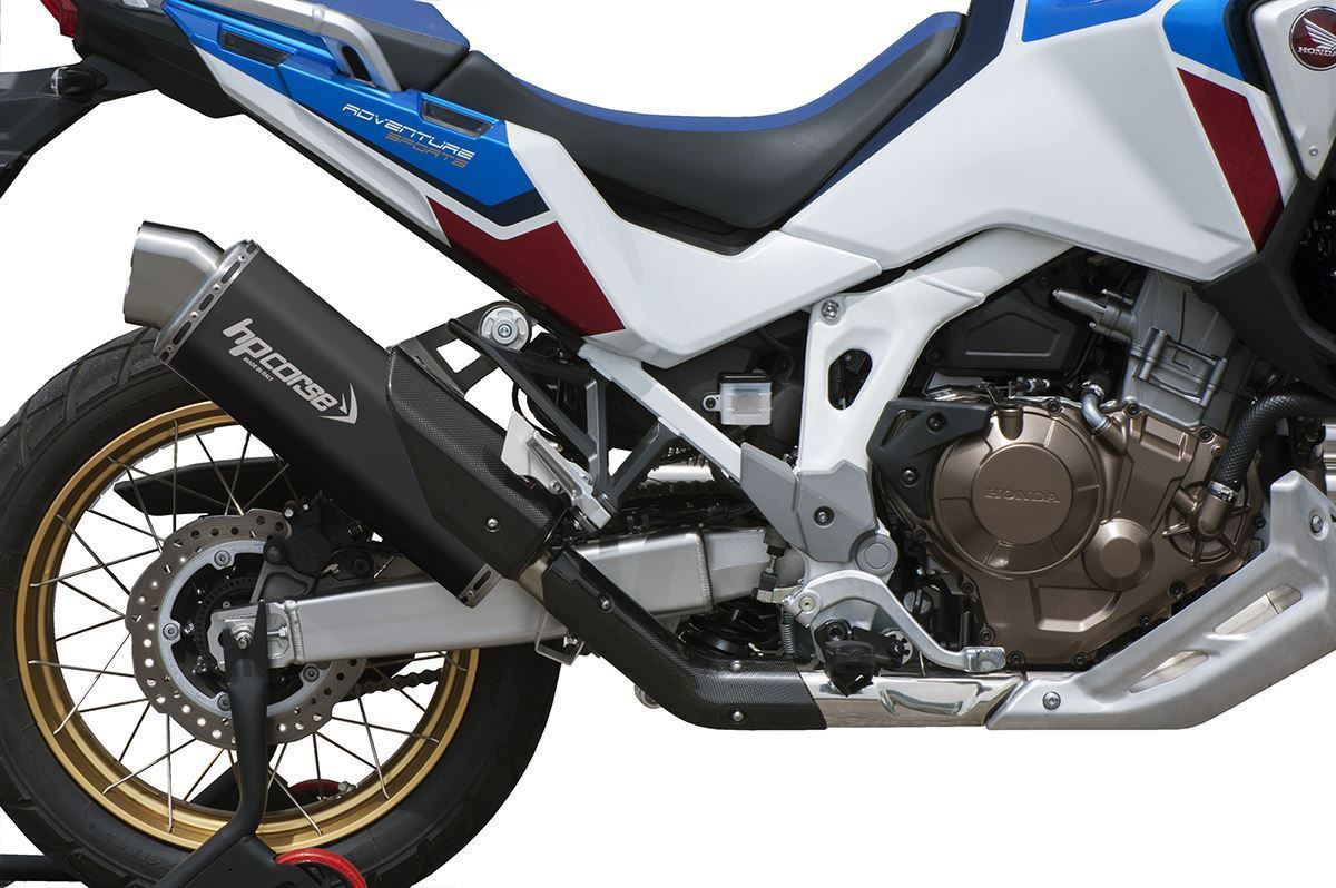 HP Corse échappement 4-Track R Black Honda CRF 1100 Africa Twin plus 2020-2024