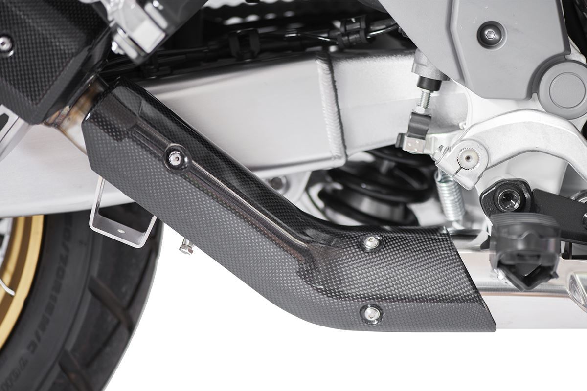 Outletdeal: HP CORSE 4-Track R – Zwart RVS Uitlaatdemper voor Honda CRF1100L Africa Twin (2020-2024)