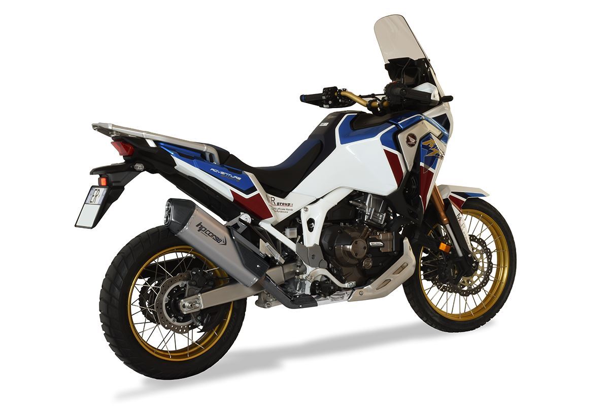 HP Corse échappement SPS Satin en carbone Honda CRF 1100 Africa Twin 2020-2024