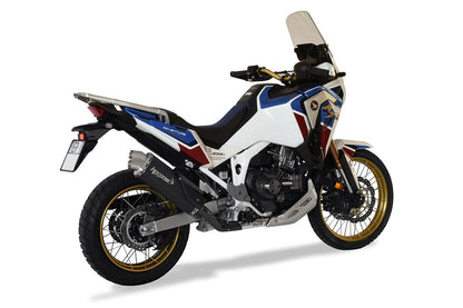 HP Corse échappement 4-Track R Black Honda CRF 1100 Africa Twin plus 2020-2024