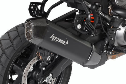 HP Corse échappement SPS en carbone noir titane Harley Davidson Pan America 1250 2021-2024