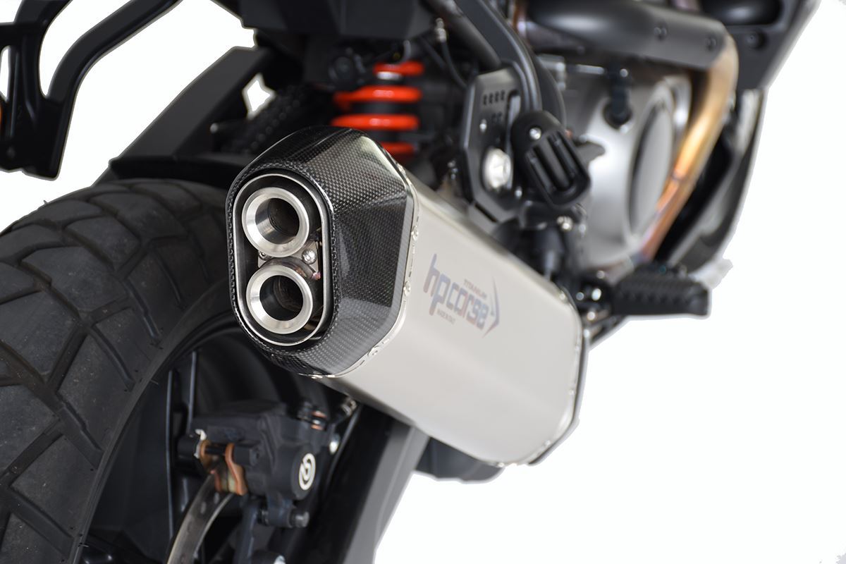 HP Corse échappement SPS Titane en carbone Harley Davidson Pan America 1250 2021-2024