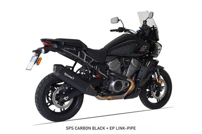 HP Corse échappement SPS en carbone noir titane Harley Davidson Pan America 1250 2021-2024