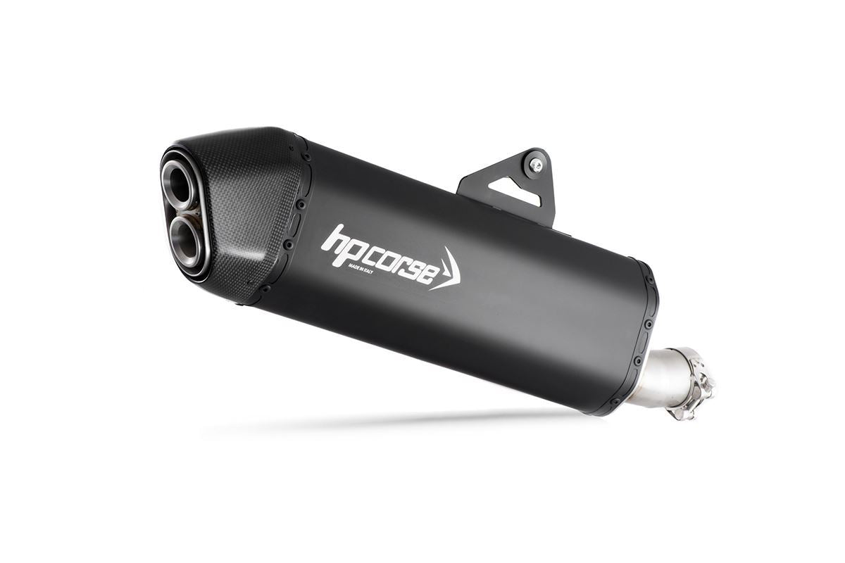 HP Corse échappement SPS en carbone noir titane Harley Davidson Pan America 1250 2021-2024