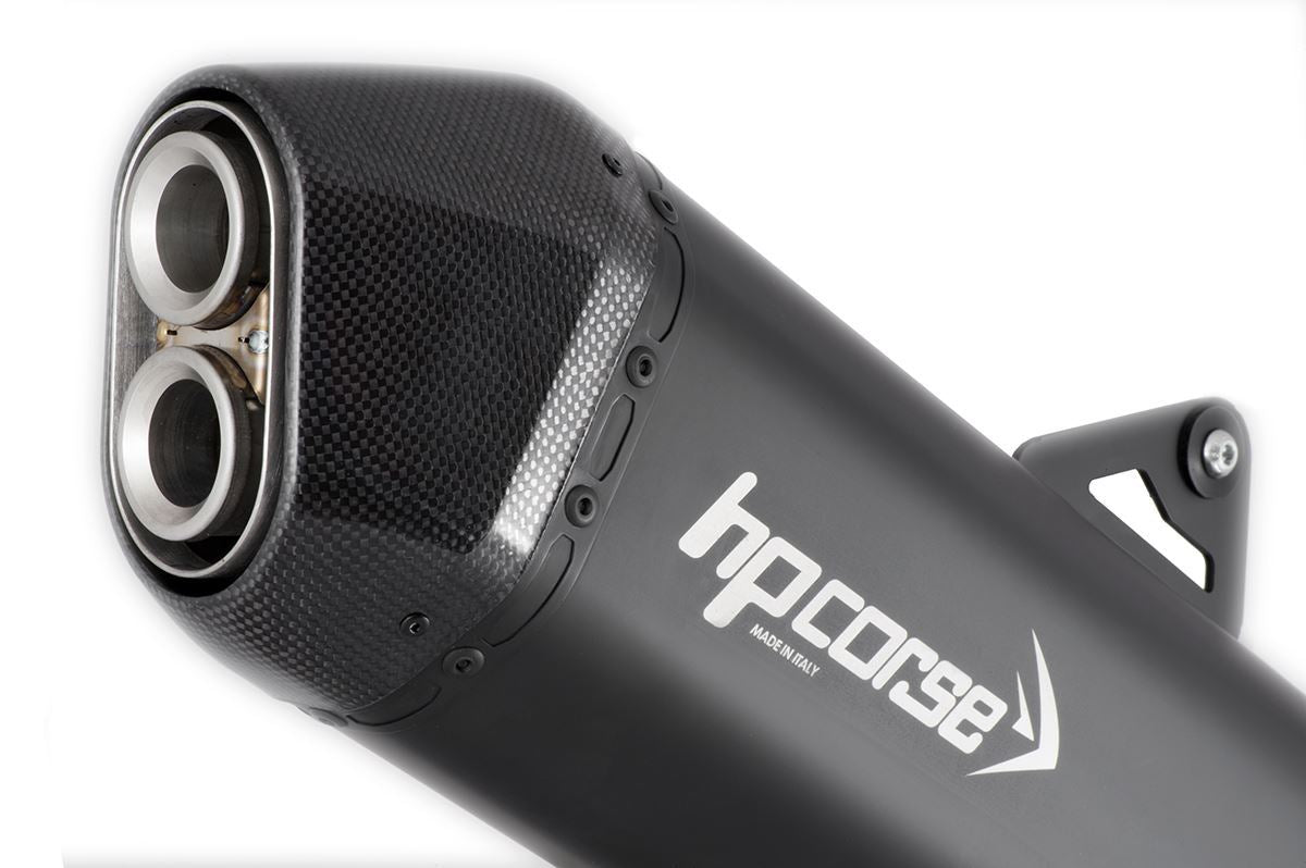 HP Corse échappement SPS en carbone noir titane Harley Davidson Pan America 1250 2021-2024