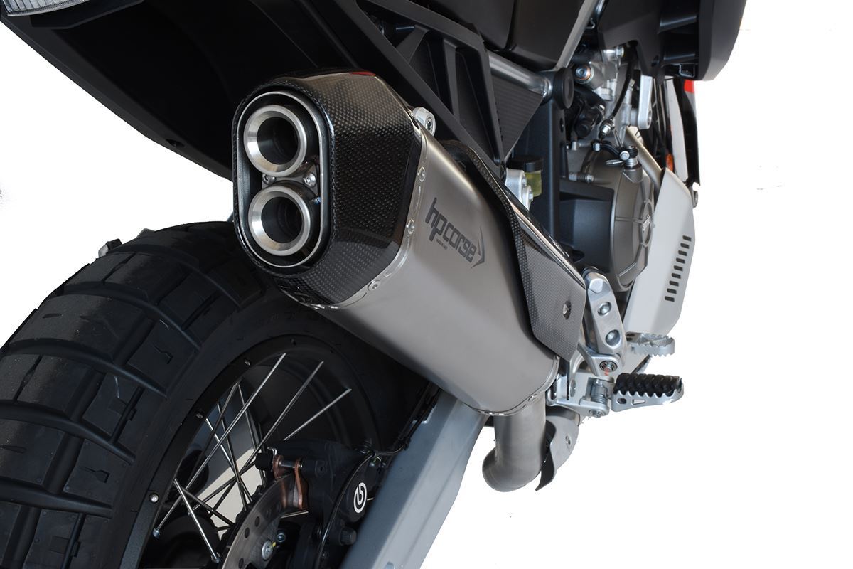 HP Corse échappement SPS Carbon 350 Satin Aprilia Tuareg 660 2022-2025