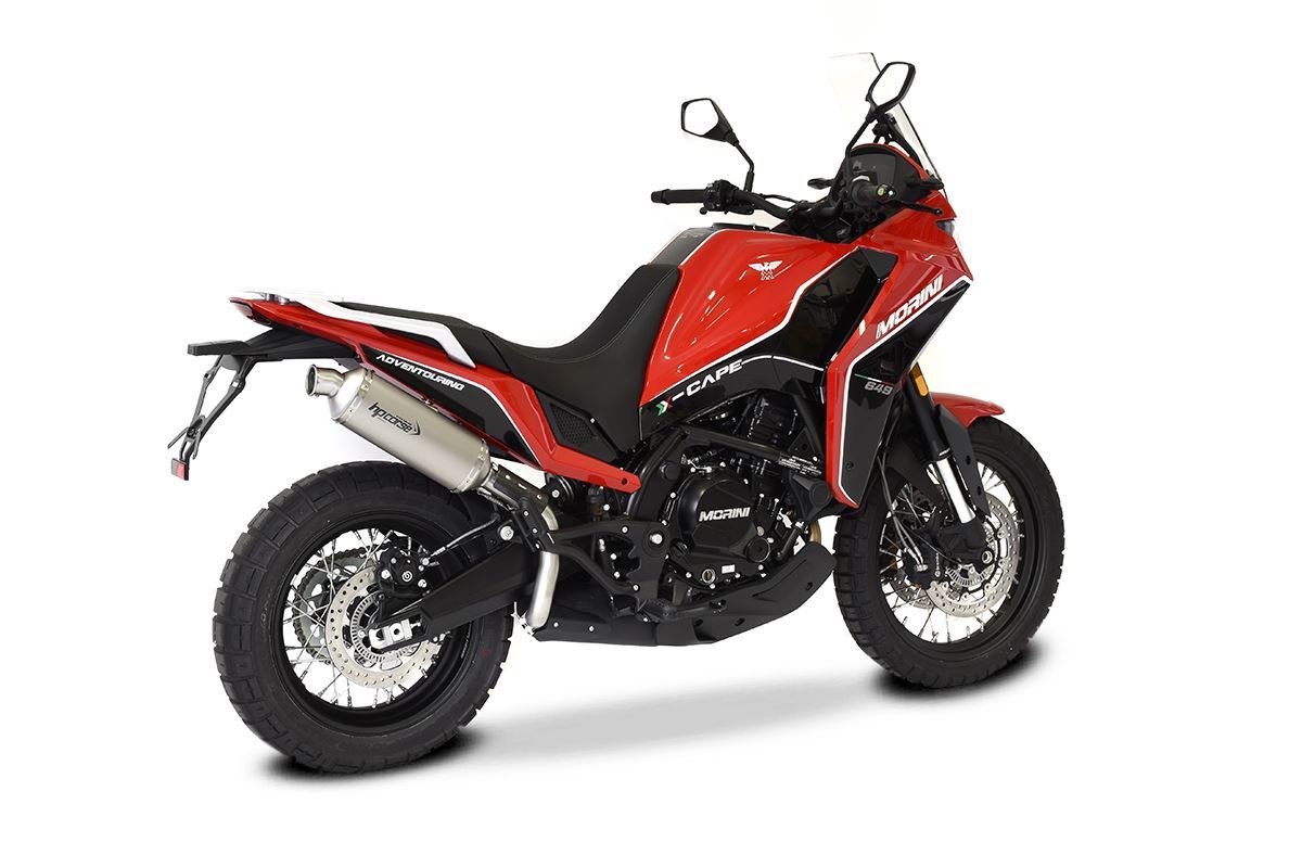 HP Corse SHUISH SP-1 Short Titanium Moto Morini X-Cape 649 2021-2024