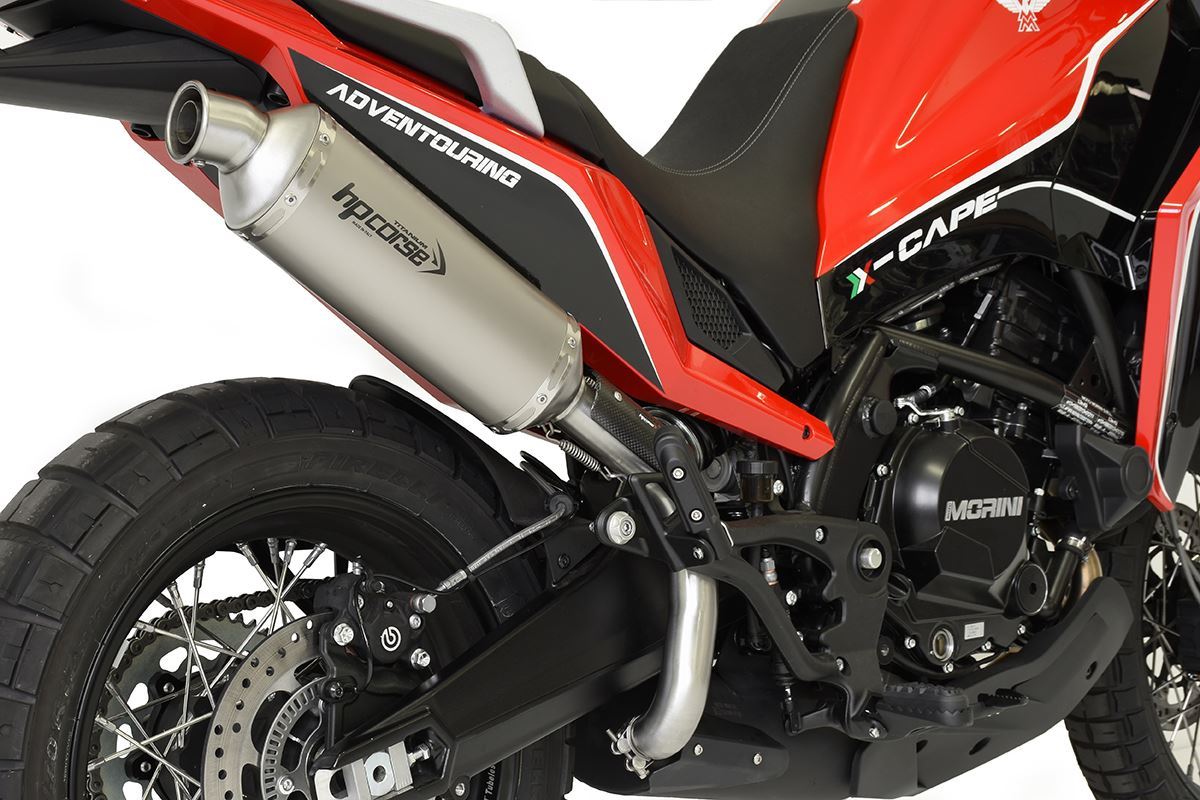 HP Corse SHUISH SP-1 Short Titanium Moto Morini X-Cape 649 2021-2024