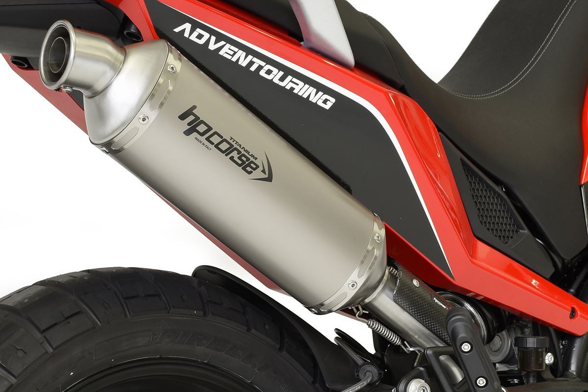 HP Corse SHUISH SP-1 Short Titanium Moto Morini X-Cape 649 2021-2024