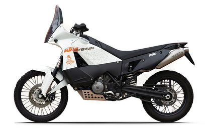 HP Corse Shape SP-1 Titanium (double échappement) KTM 990 Adventure R 2006-2014